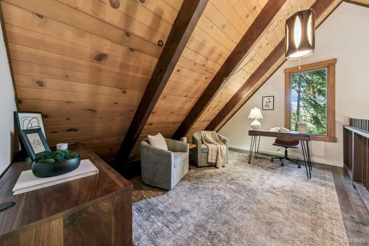 Refined interior staged for sale